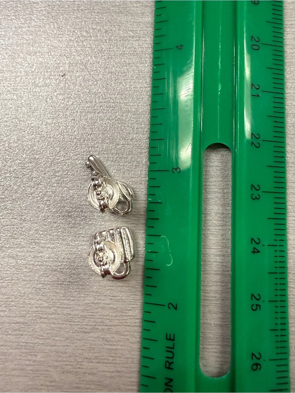 Uno de 50 Silver Unlock Stud Earrings